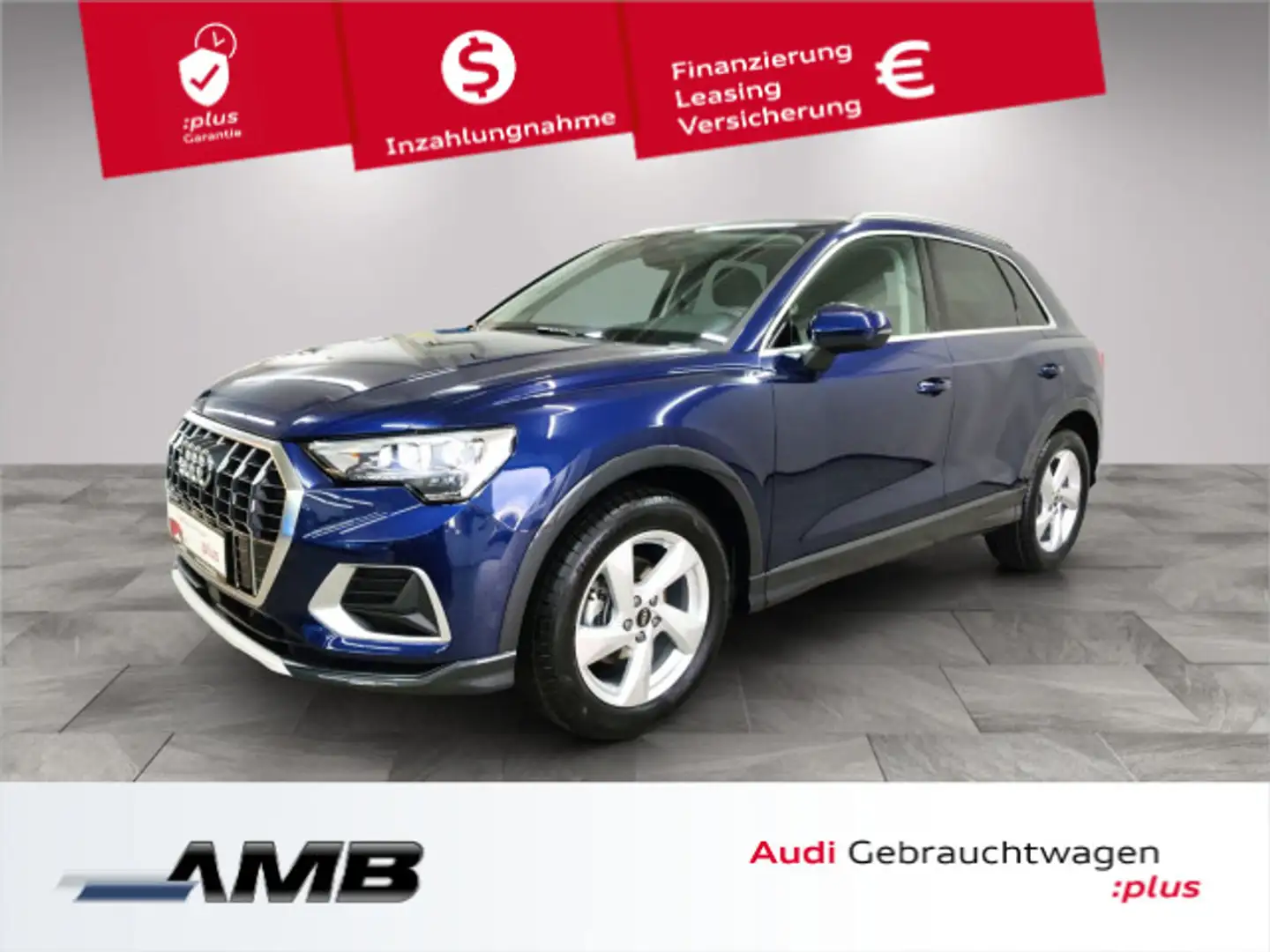 Audi Q3 Advanced 35 TFSI S-tr/AHK/Nav+/Standhz/01.30G Blau - 1