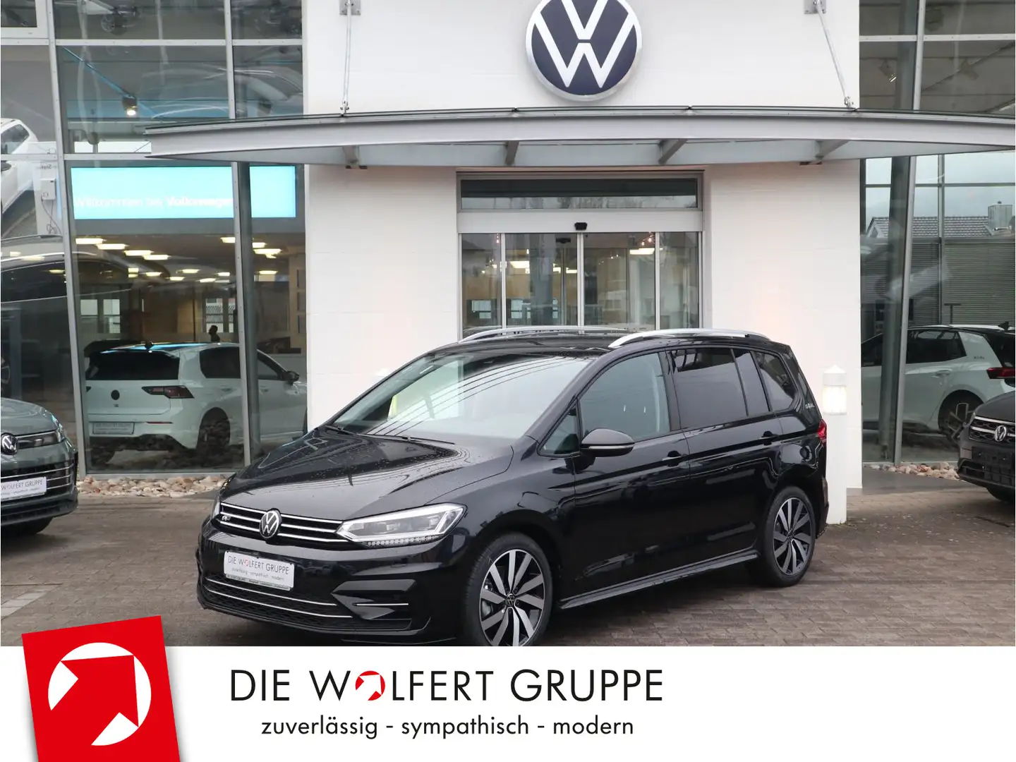 Volkswagen Touran GOAL 1,5 l TSI OPF (150 PS) DSG*R-LINE*AH Schwarz - 1