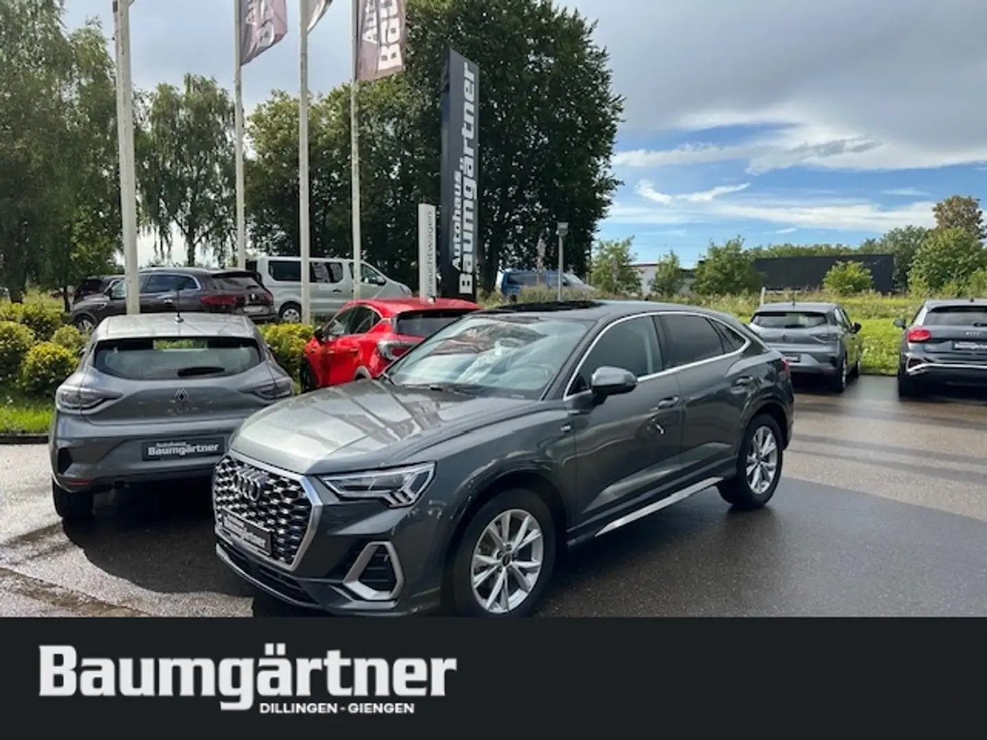 Audi Q3 Sportback 35 TFSI S-Line S-Tronic Schiebedach Gris - 1