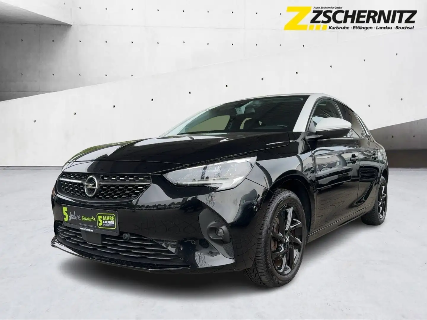 Opel Corsa F 1.2 Turbo Elegance LED*SHZ*Kamera*CarPlay Noir - 1