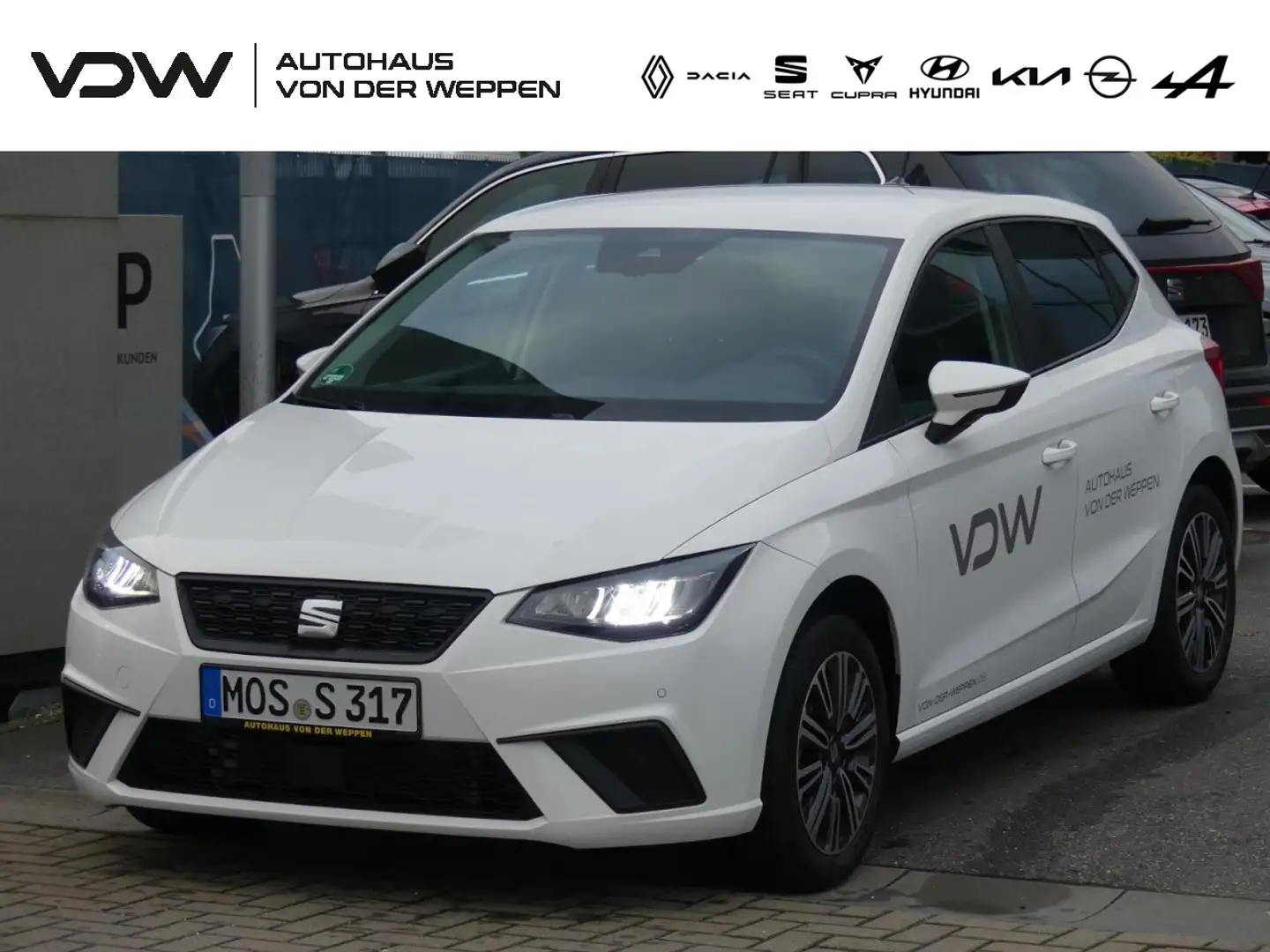 SEAT Ibiza Style Edition TSI DSG SHZ Full Link PDC Klima Blanc - 1