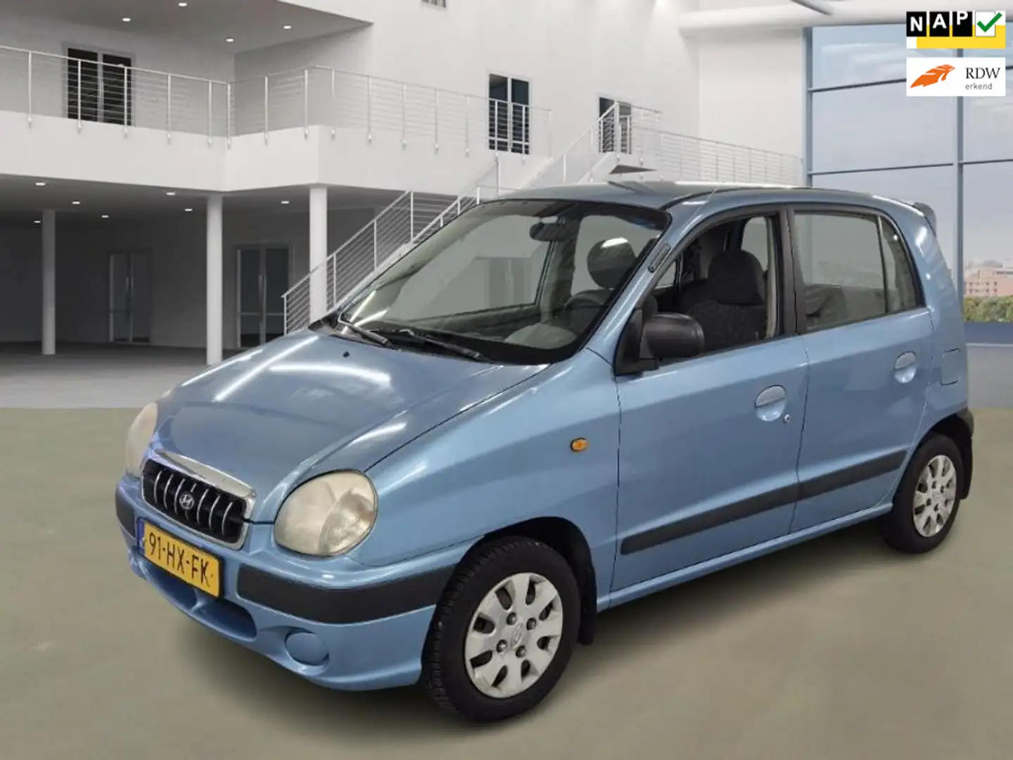 Hyundai Atos Spirit 1.0i SLX|APK 12-06-2027|AUTOMAAT|AIRCO|LAGE Blau - 1