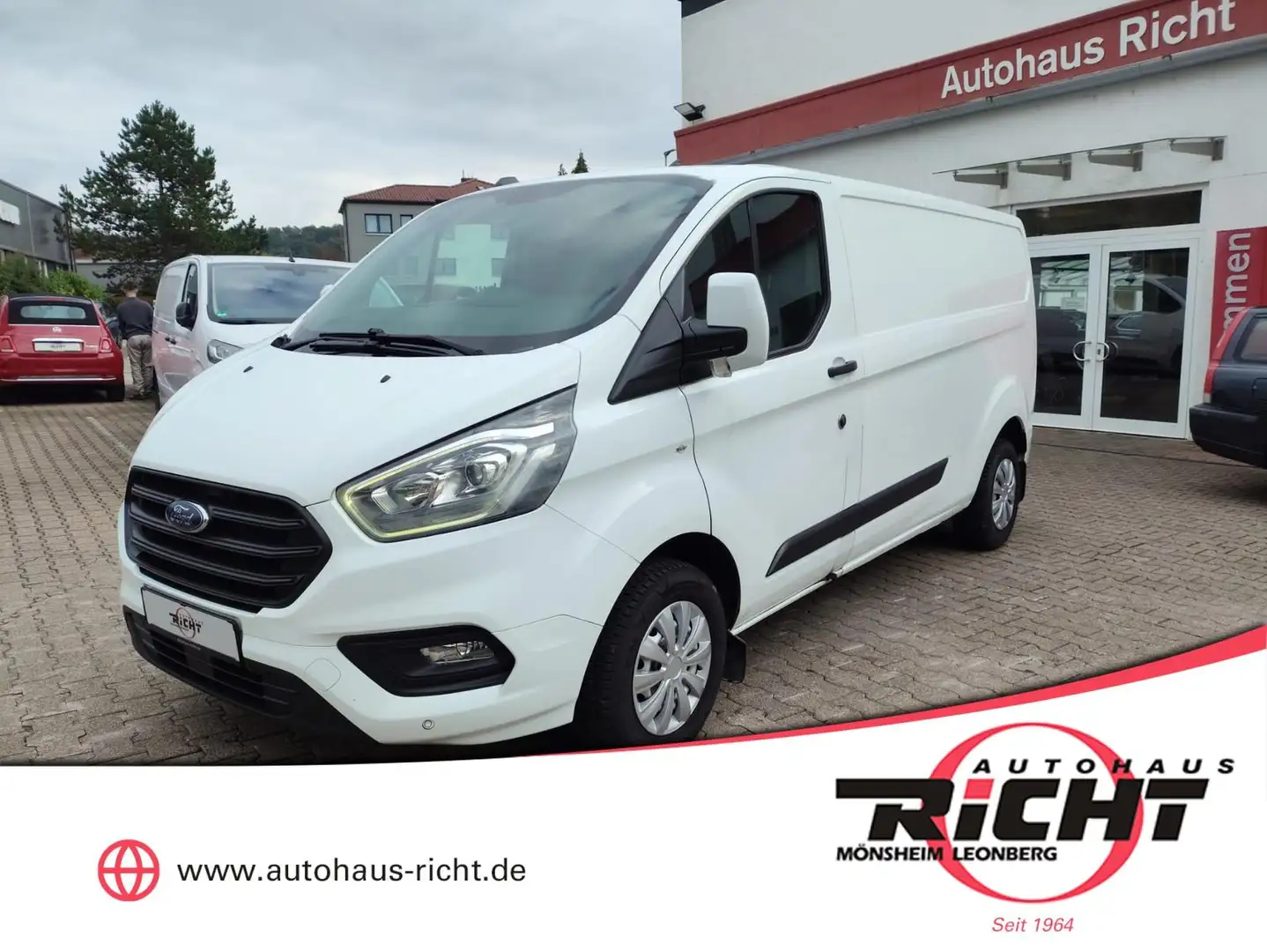 Ford Transit Custom 2.0TDCi 300 L2 Trend AHK Sicht PDC Bianco - 1