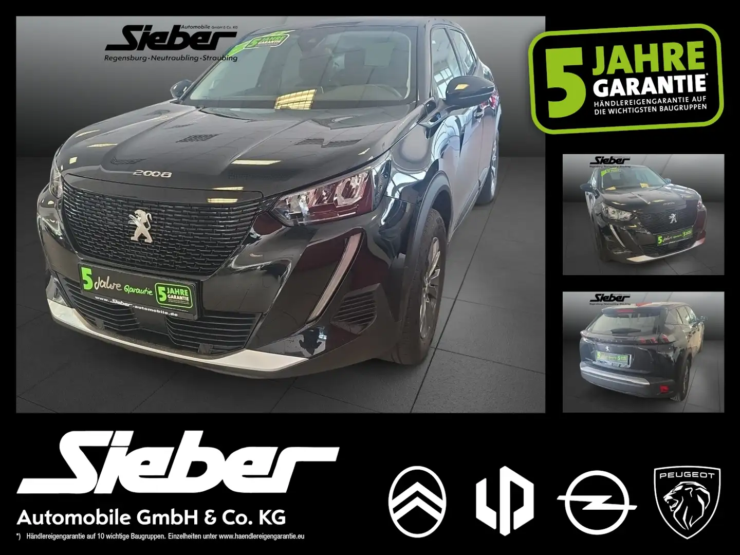 Peugeot 2008 e- Active Pack *Sitzheizung*PDC*Klima* Schwarz - 1