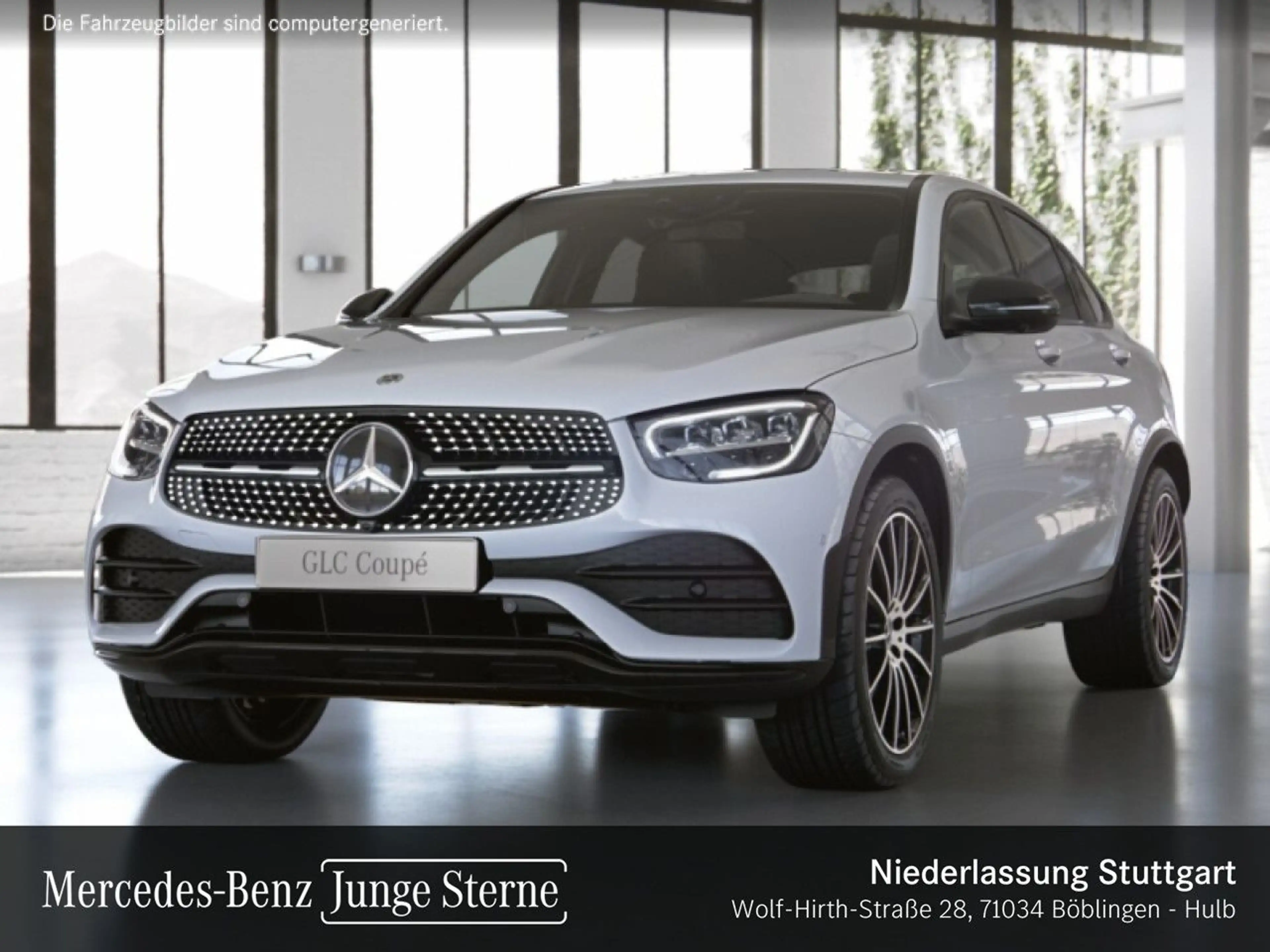 Mercedes-Benz GLC 300 d Coupé 4M AMG+NIGHT+360+LED+BURMESTER+9G — photo 2