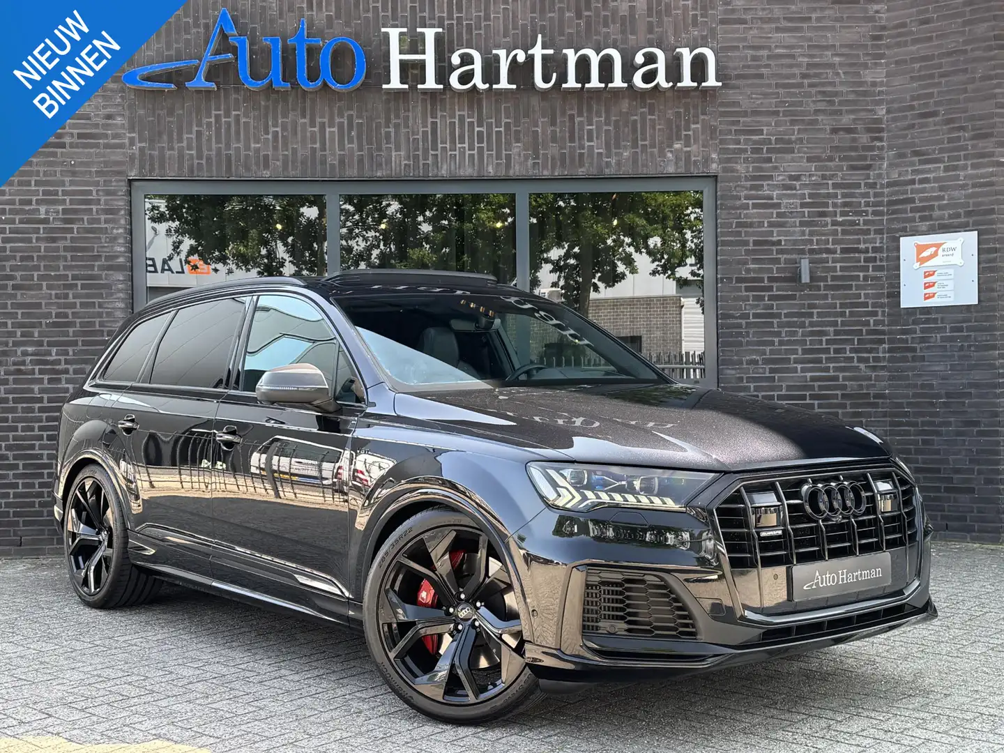 Audi Q7 55 TFSI e Quattro S-line PANO|LUCHTVERING|MASSAGE| Negro - 1