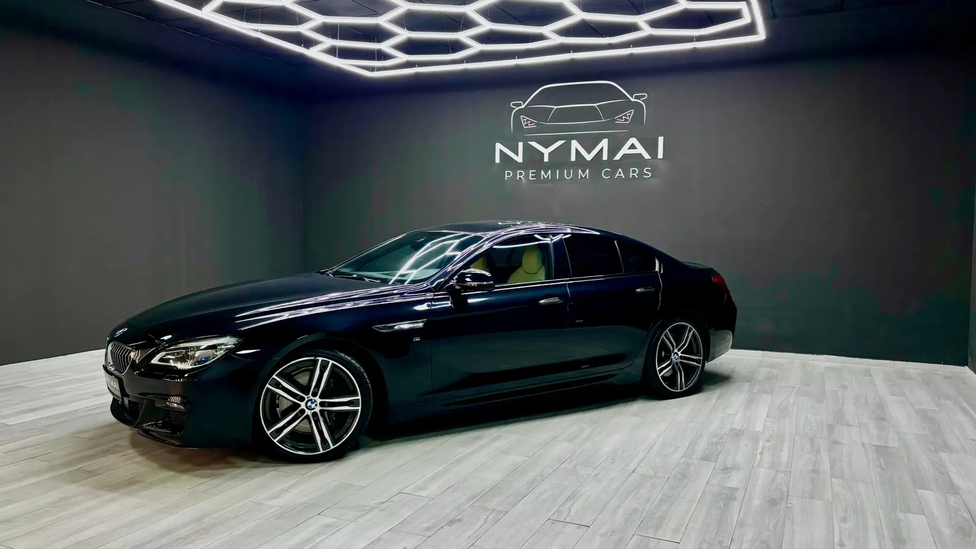 BMW 640 640dA Gran Coupé Zwart - 2