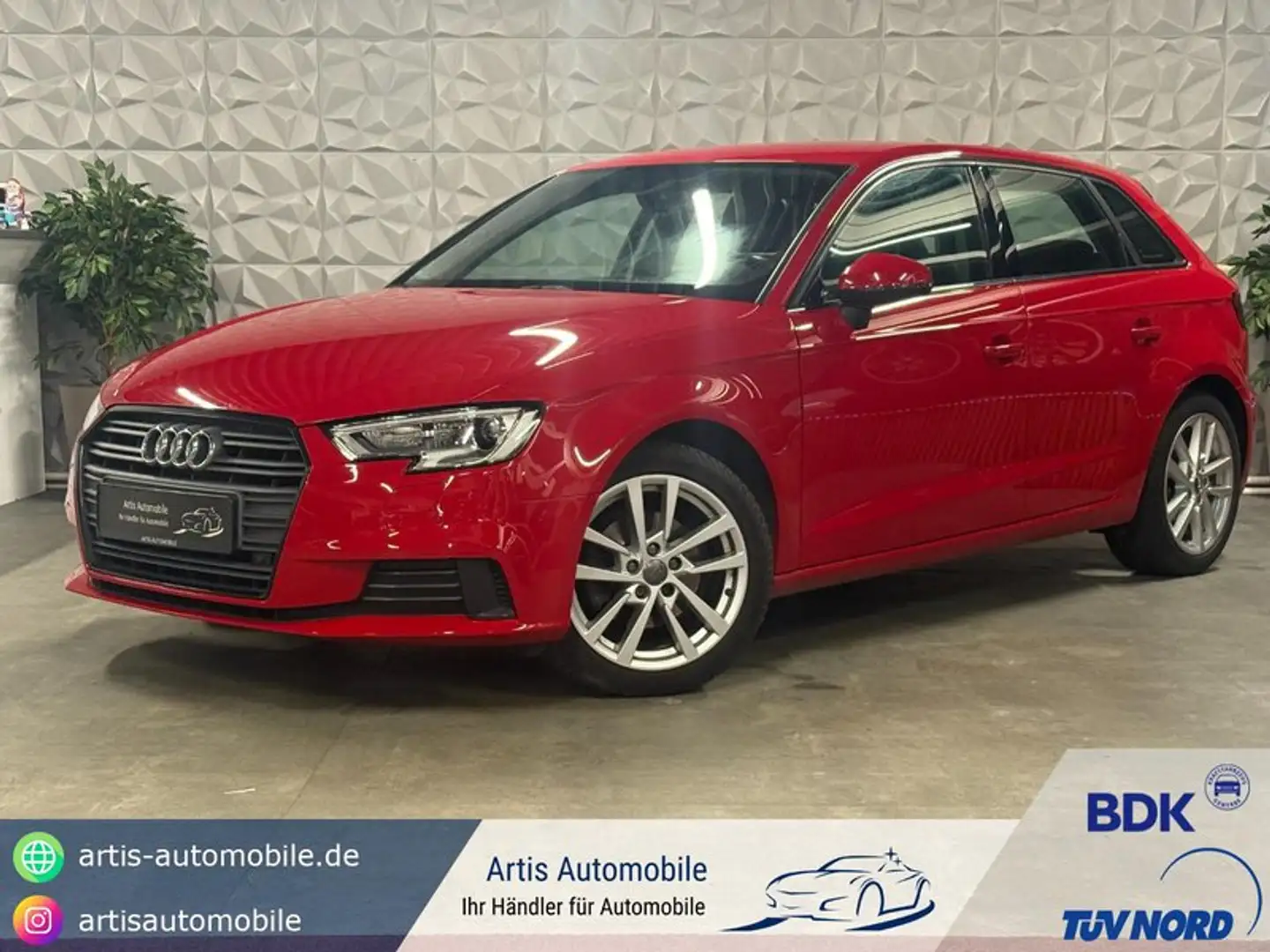 Audi A3 Sportback SPORT*2-ZONEN-KLIMA*PDC Rot - 1
