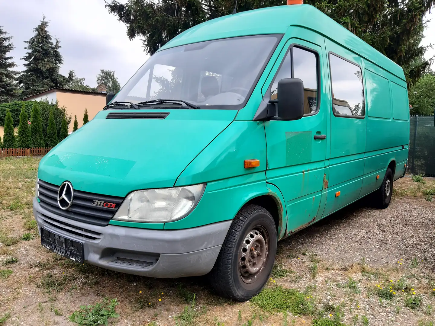 Mercedes-Benz Sprinter 311 CDI, MAXI, MIXTO, 140tkm Verde - 1