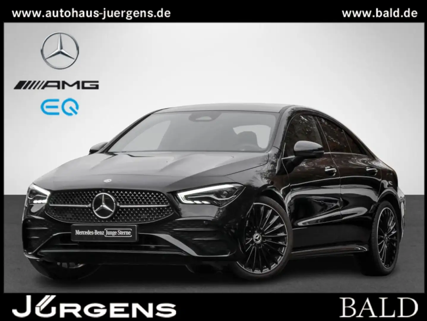 Mercedes-Benz CLA 200 Coupé AMG-Sport/Pano/Night/360/LED/Totw Schwarz - 1