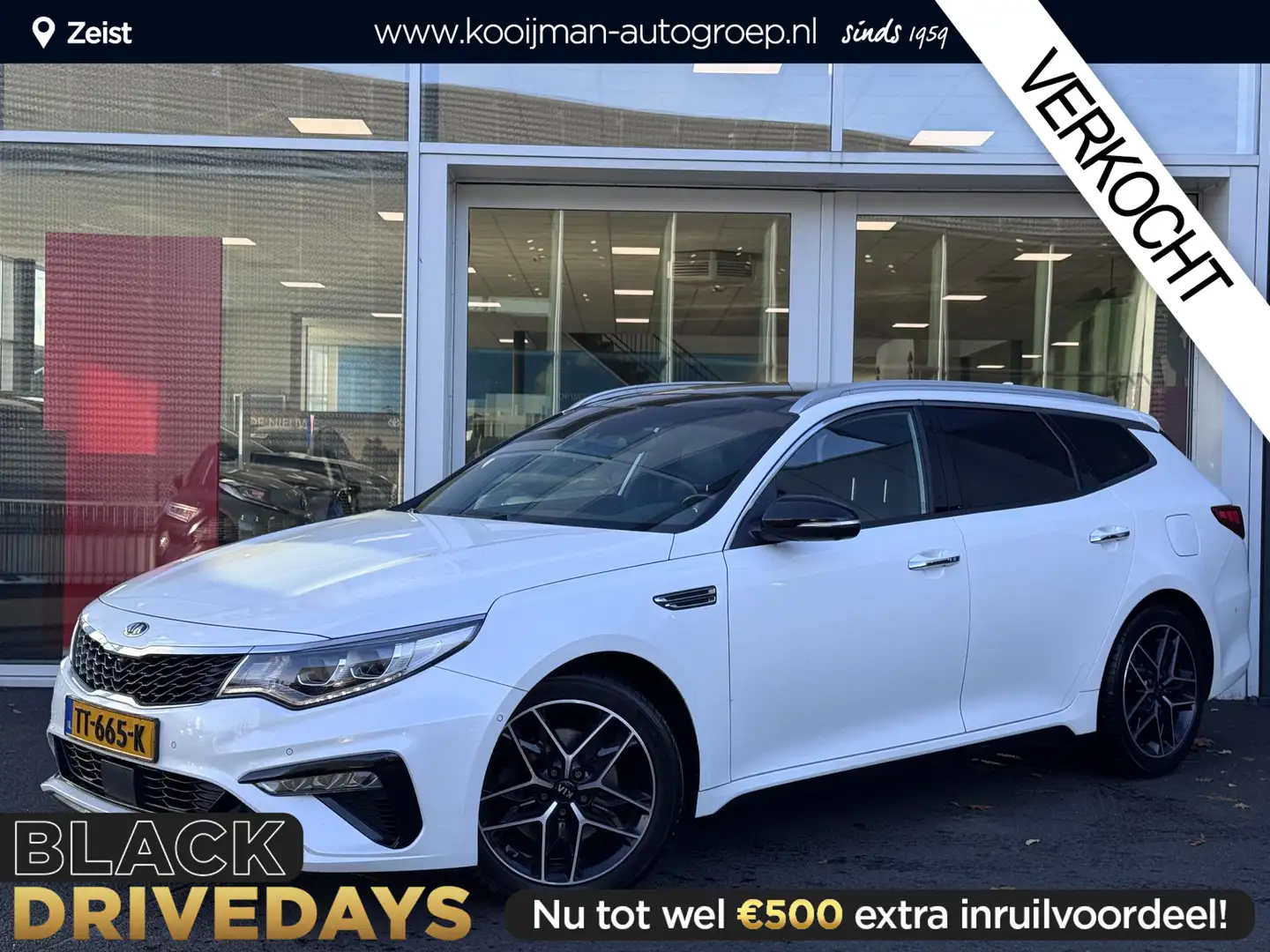 Kia Optima Sportswagon 1.6 T-GDI GT-Line Stuurverwarming | St Blanc - 1