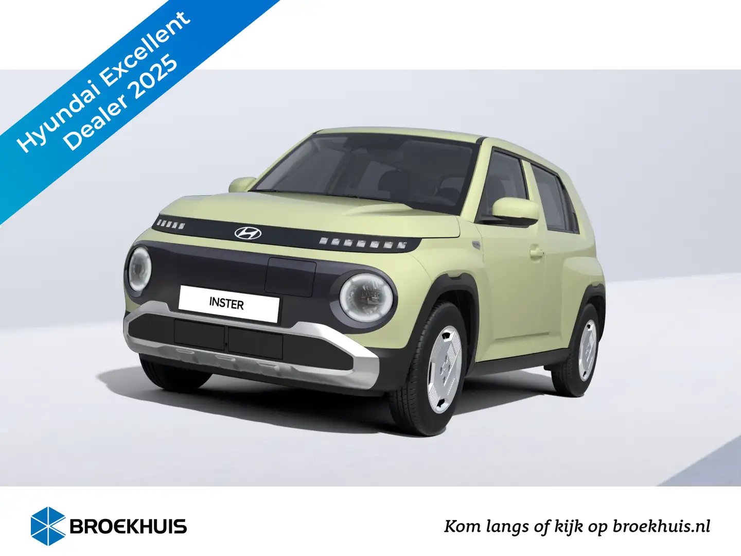 Hyundai Inster E-Motion 42 kWh | vanaf € 293,- Private Lease !! Geel - 1