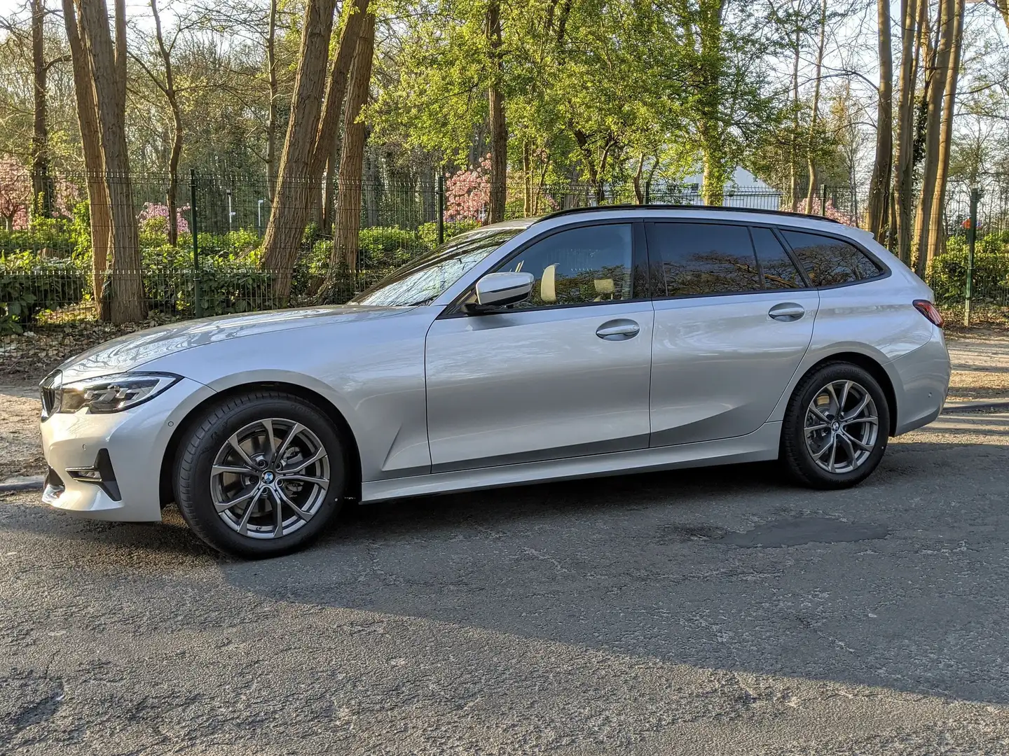 BMW 320 Touring d AdBlue Argent - 1