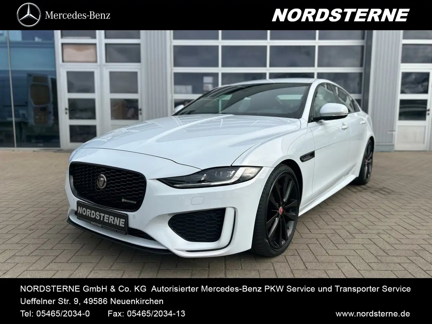 Jaguar XE XE D180 R-Dynamic S AWD LED+KAMERA+ACC+LEDER Blanco - 1