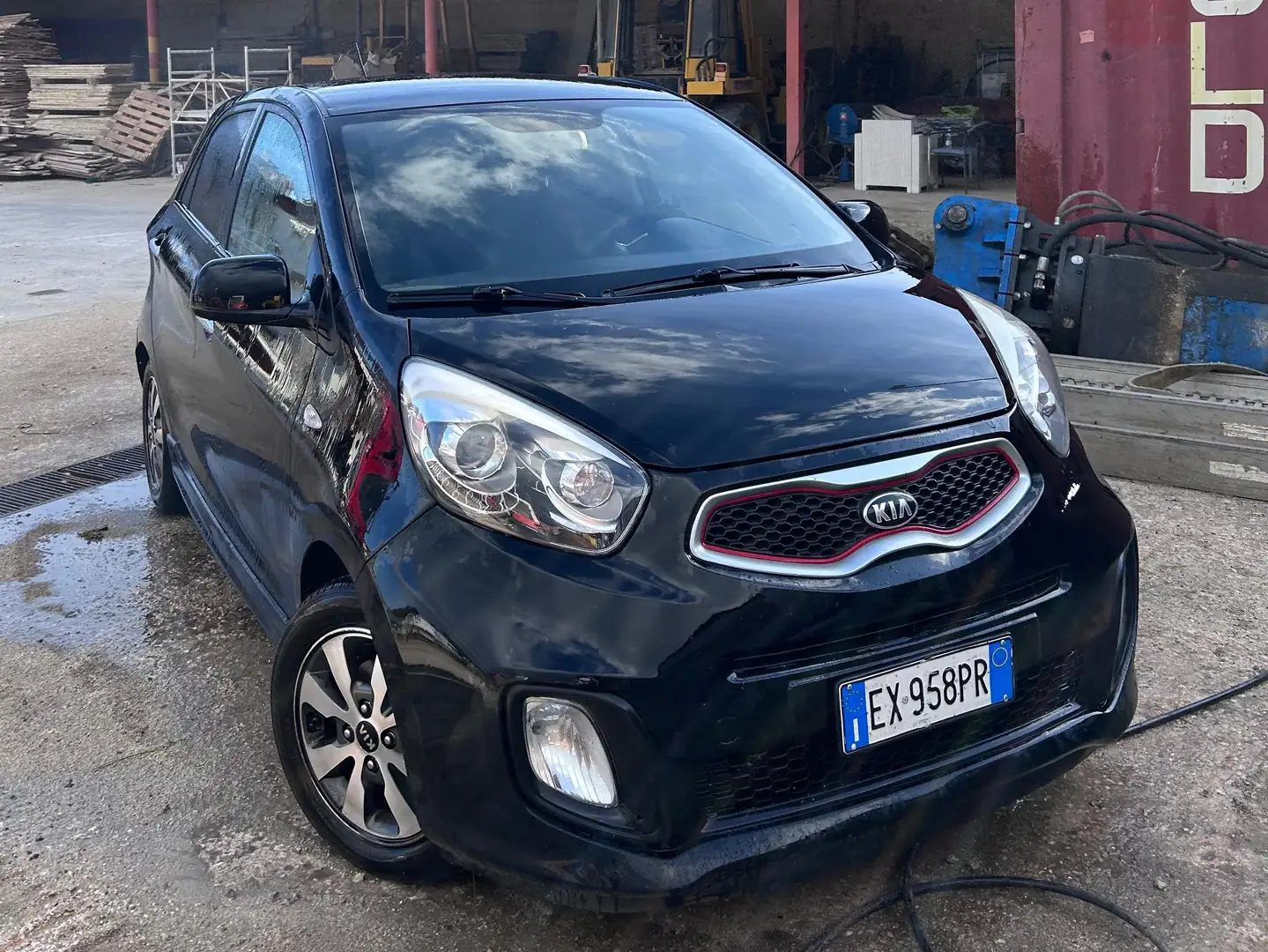 Kia Picanto Picanto II 2015 1.0 Sporty Glam 69cv 5p Nero - 2