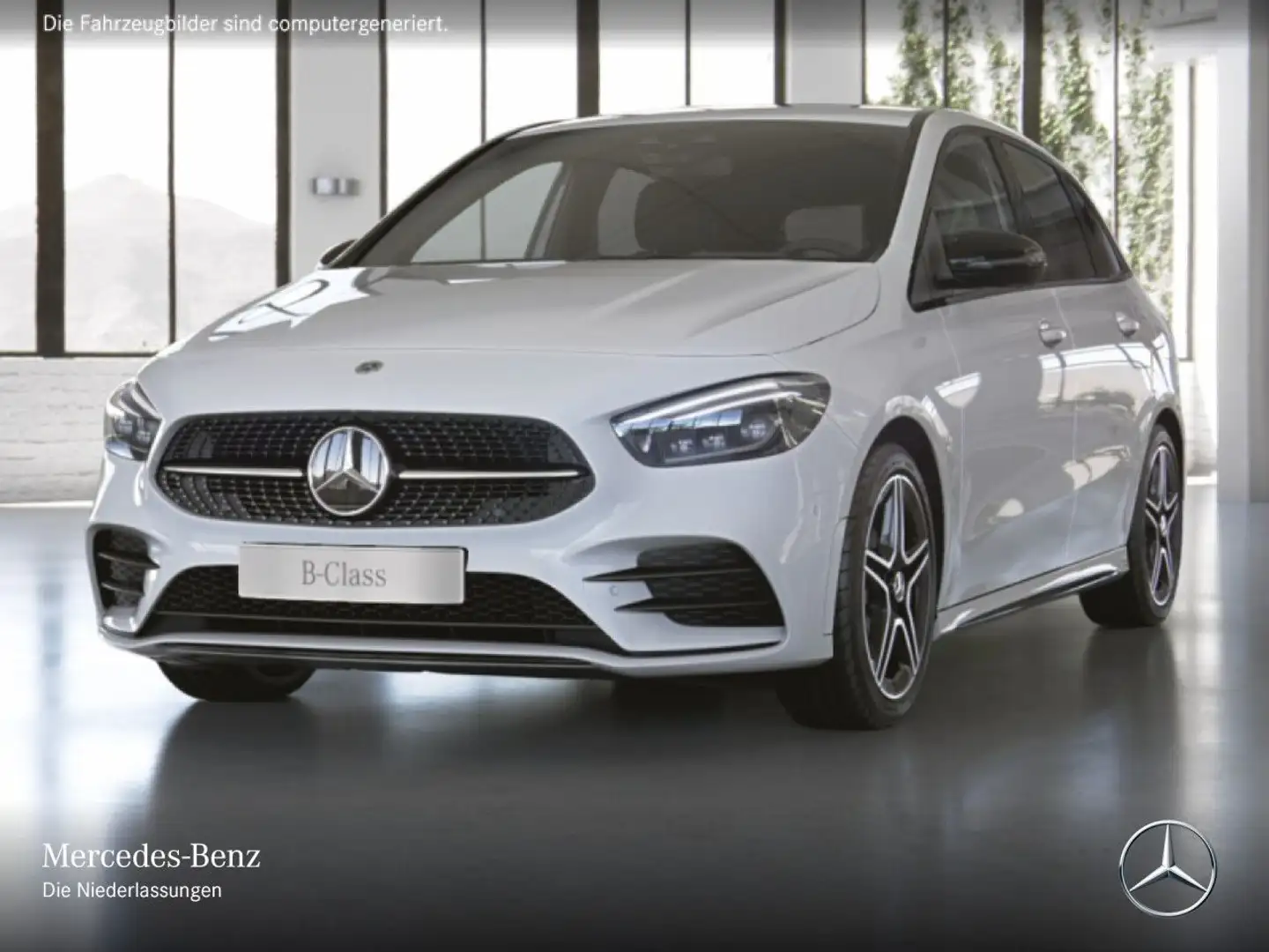 Mercedes-Benz B 200 EDITION 2020+AMG+NIGHT+MULTIBEAM+KAMERA+7G Weiß - 2