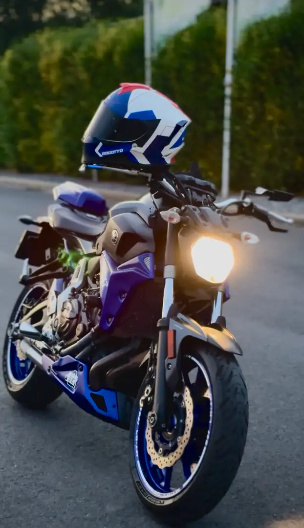 Yamaha MT-07 serie RR Blauw - 1