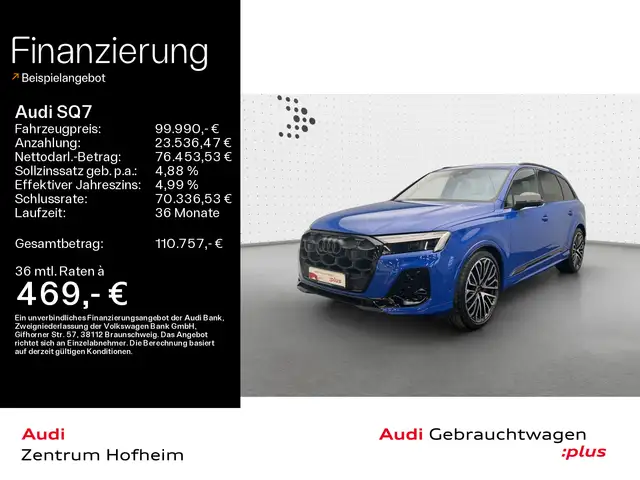 Audi SQ7 *EUPE 169.895*B&OAd*HUD*Pano*Standh*Laser*Vir