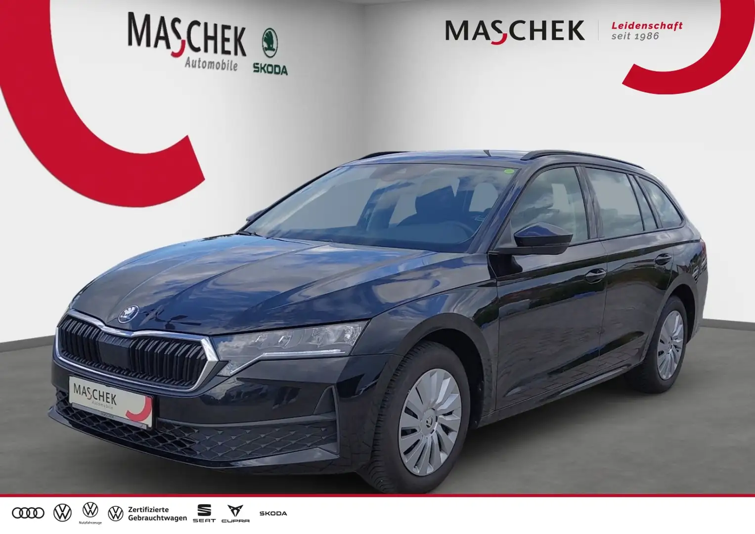 Skoda Octavia Combi 1.5 TSI LED DAB Sitzh CarPlay Facelift Schwarz - 1