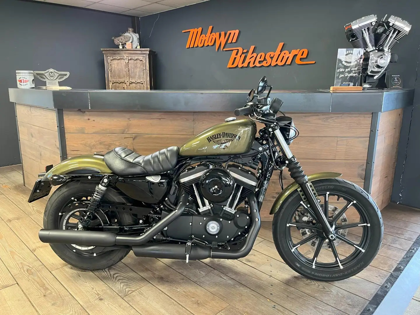 Harley-Davidson Sportster XL 883 N Iron Vance & Hines ABS 5HD Alarm Vert - 1