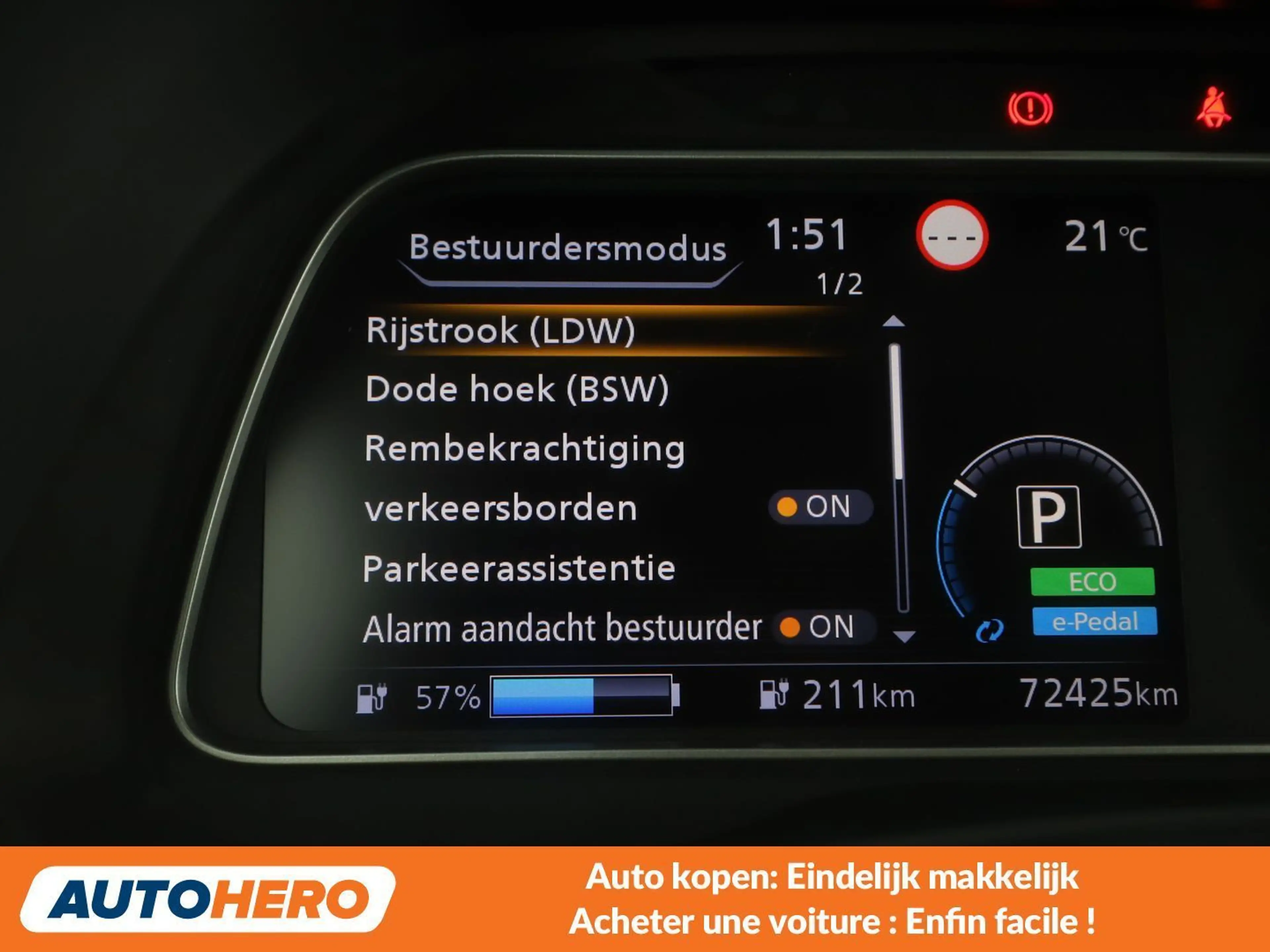 Nissan Leaf electric drive 160 kW e+ N-Connecta — photo 10