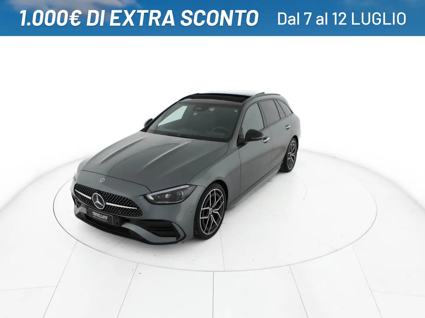 Mercedes-Benz C 300 sw 300 d mhev premium plus auto Grigio - 1