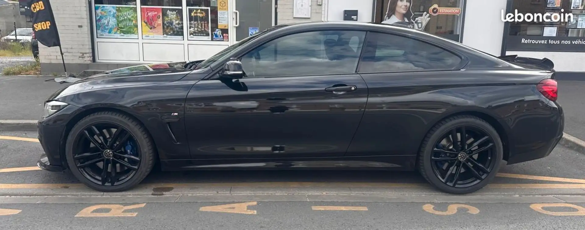 BMW 435 serie coupe 3.0 435 d 315 m-sport xdrive bva Noir - 2