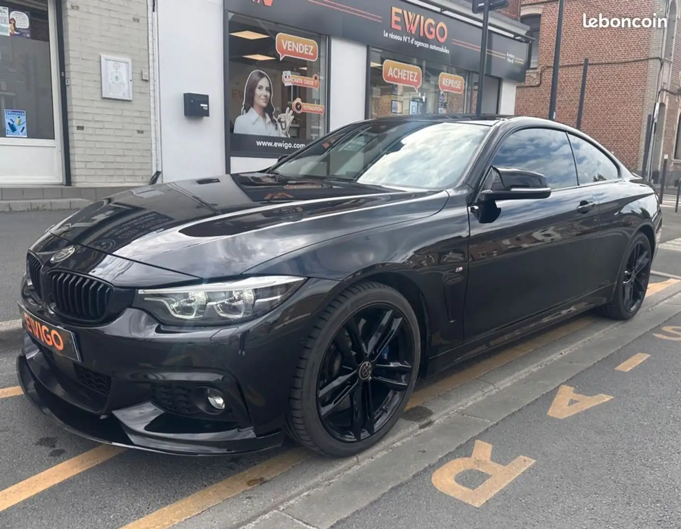 BMW 435 serie coupe 3.0 435 d 315 m-sport xdrive bva Noir - 1