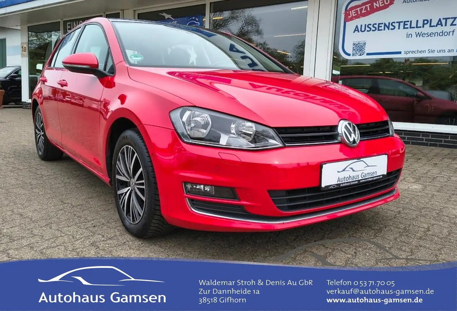 Volkswagen Golf 1.4 TSI AllStar Navi/AHK/PDC/Pano/Winter Rot - 1