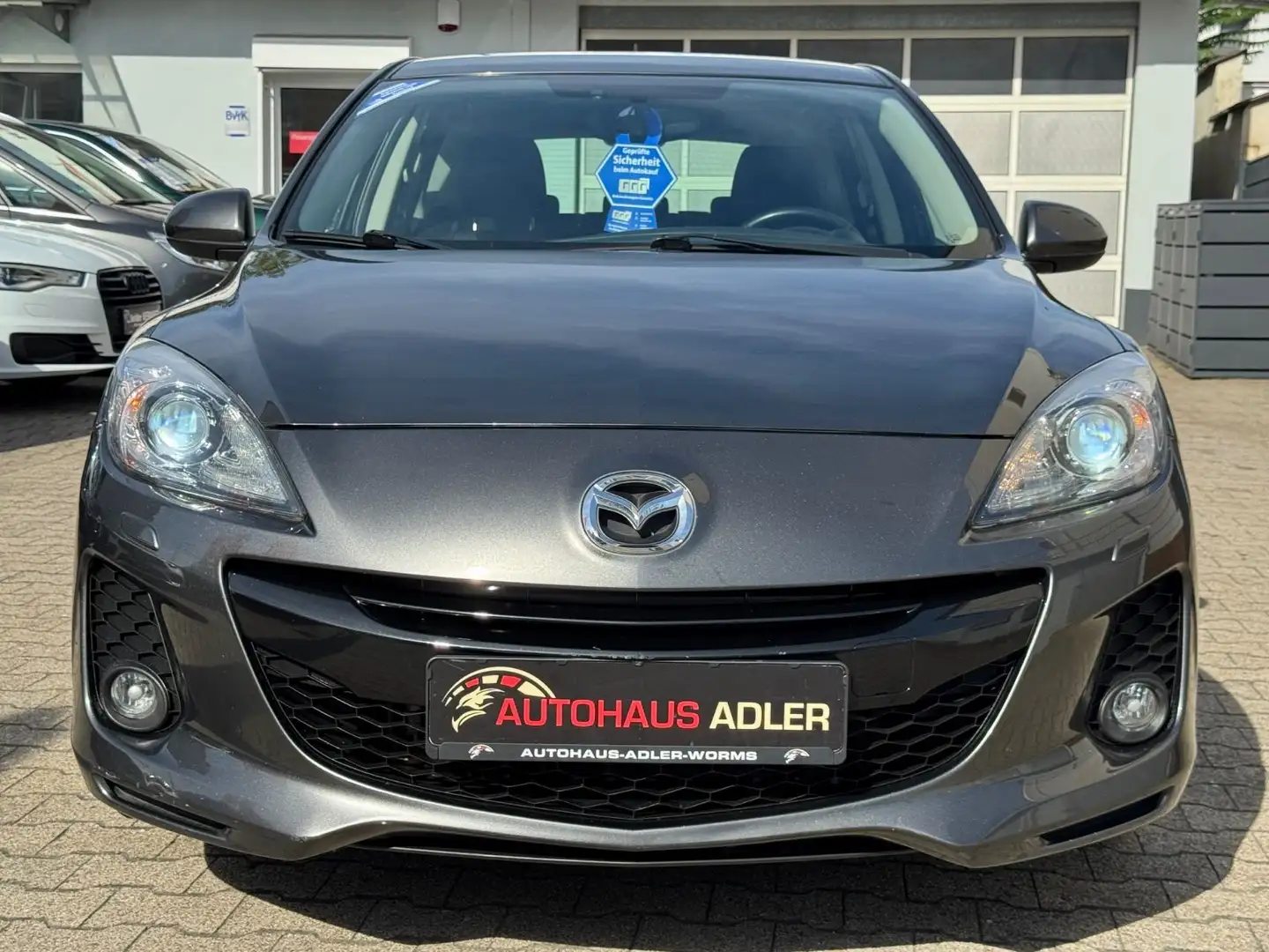 Mazda 3 2.0 MZR DISI*SPORTS-LINE*2HD*NAVI*PDC*XEN*TEMP Gris - 2