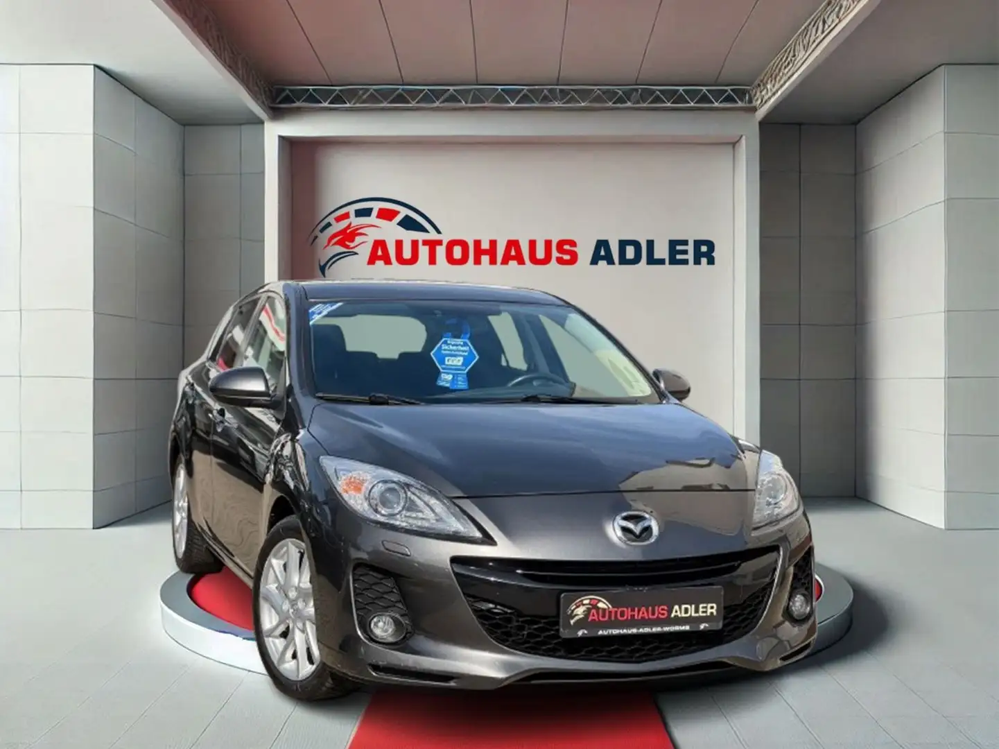 Mazda 3 2.0 MZR DISI*SPORTS-LINE*2HD*NAVI*PDC*XEN*TEMP Gris - 1