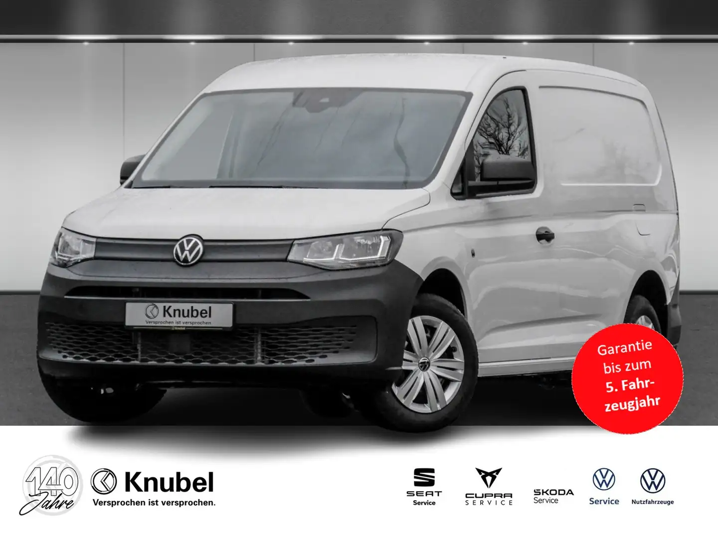 Volkswagen Caddy Maxi Cargo 2.0 TDI App-Connect GRA AHKvorb. Blanc - 1