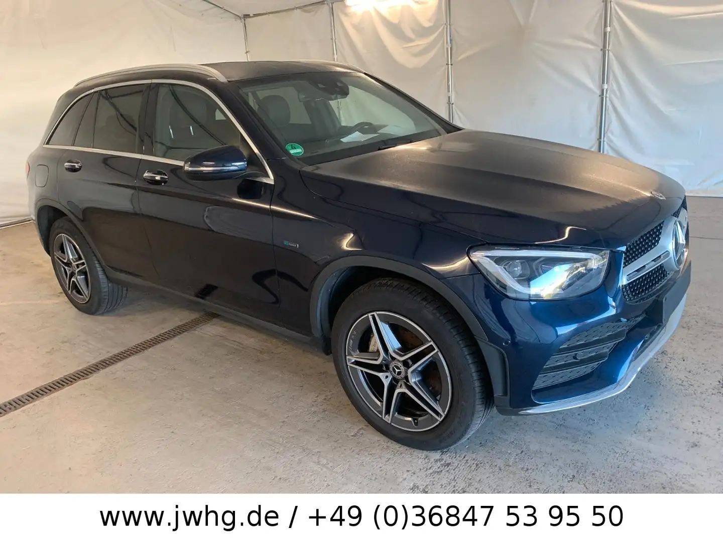 Mercedes-Benz GLC 300 de 2x AMG Line MB Distr Kam Burmest AHK Blau - 2