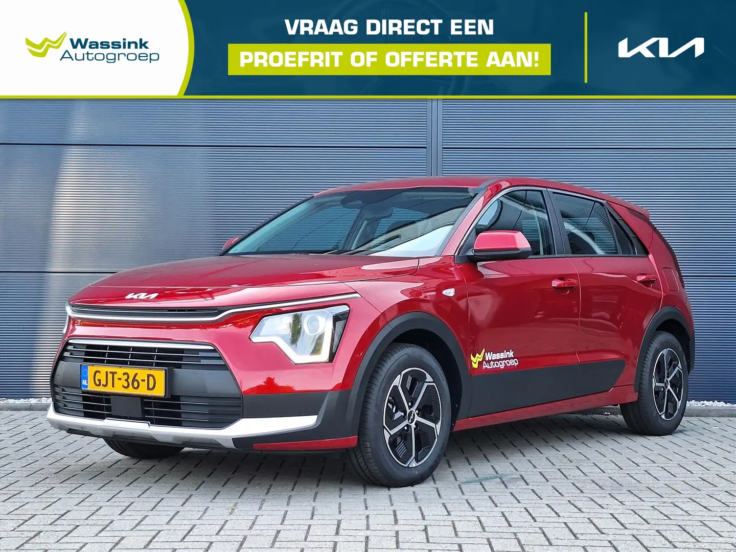 Kia Niro 1.6 GDi Hybrid 141pk DCT6 ComfortLine | Navigatie Rood - 1
