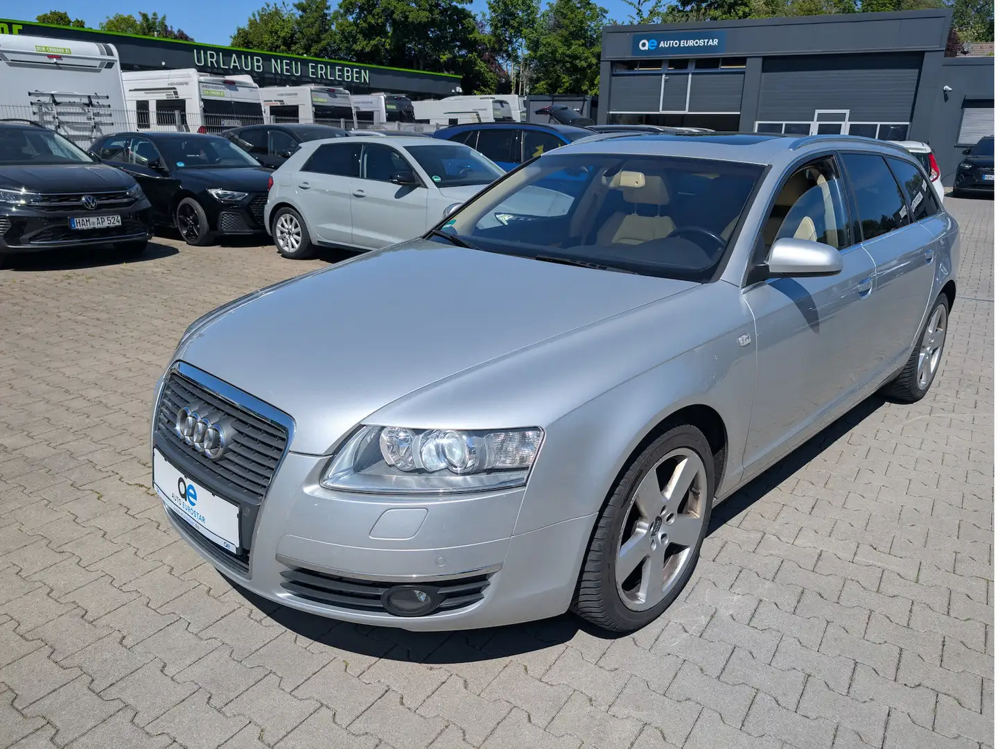Audi A6 3.0 TDI qu. *Xenon*Leder*Luft*AHK* Silber - 1