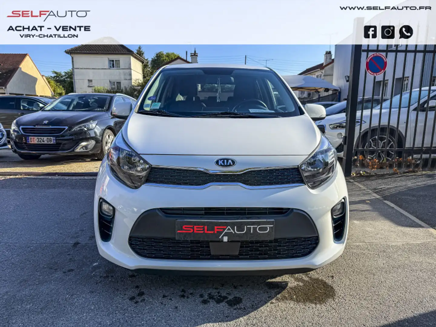 Kia Picanto 1.2 84CH GT LINE EURO6D-T Blanc - 2