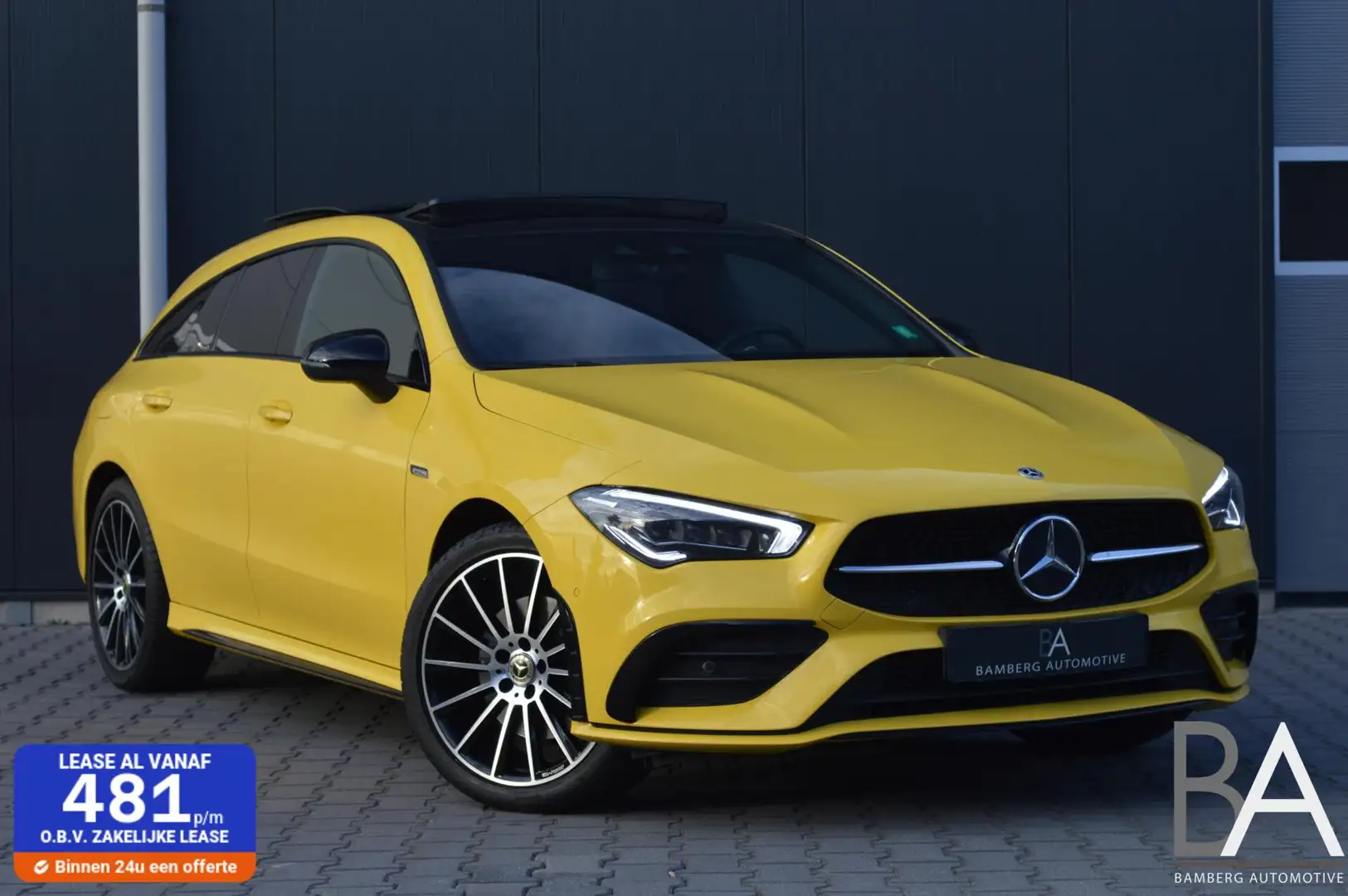 Mercedes-Benz CLA 250 Shooting Brake e Business Solution AMG Limited Jaune - 1