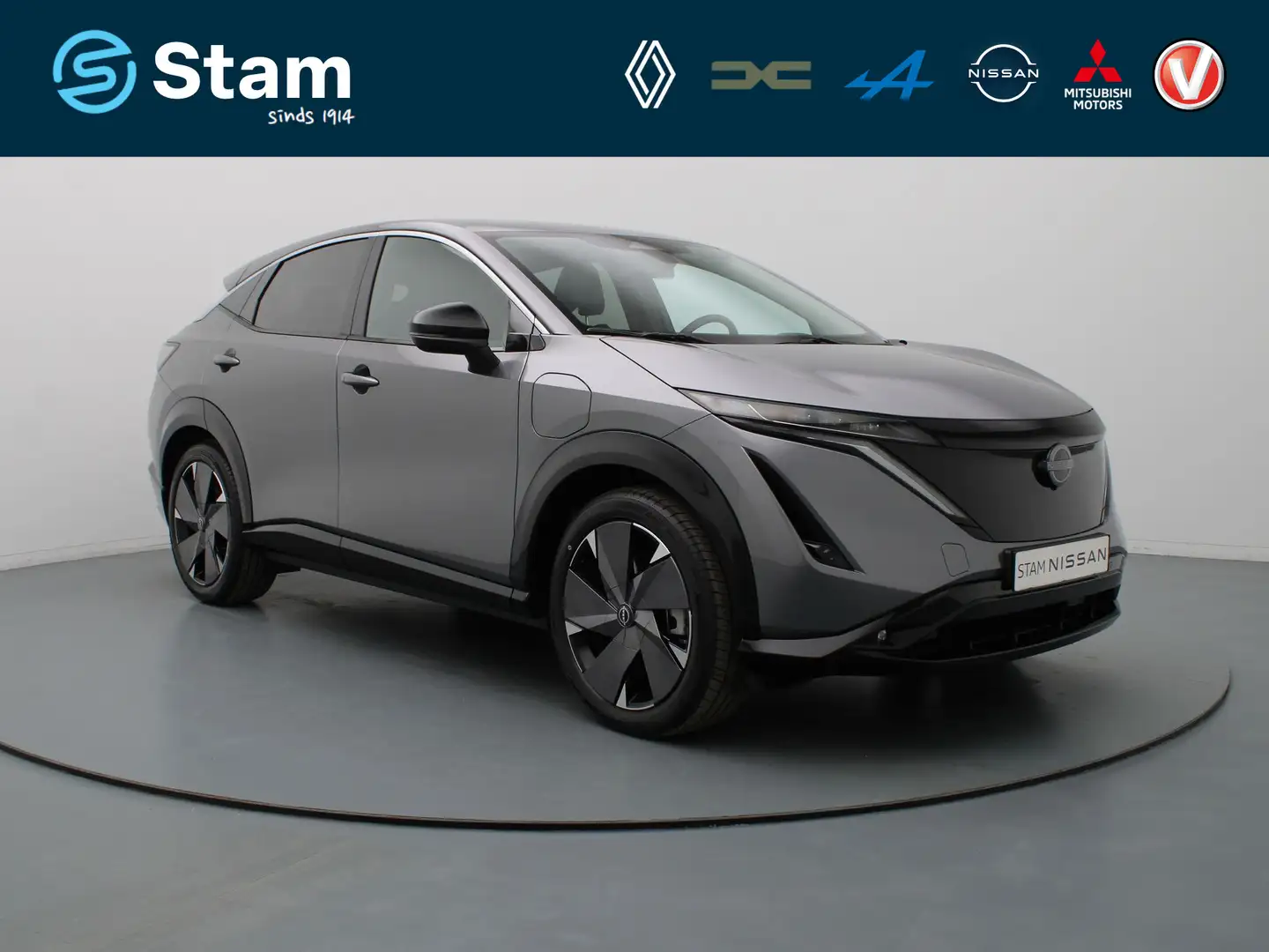 Nissan Ariya Advance 66 kWh Climate control | Navig | Rondomzic Grijs - 1
