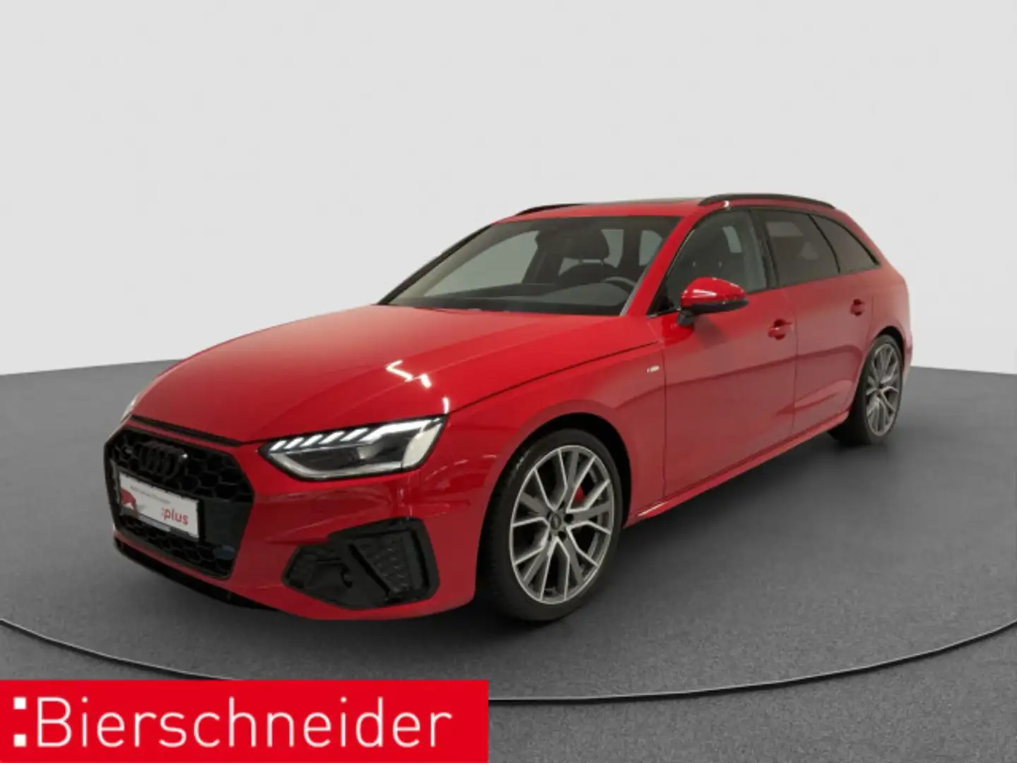 Audi A4 Av 40 TFSI qu S-Line Black 19 AHK PANO MATRIX Rosso - 2
