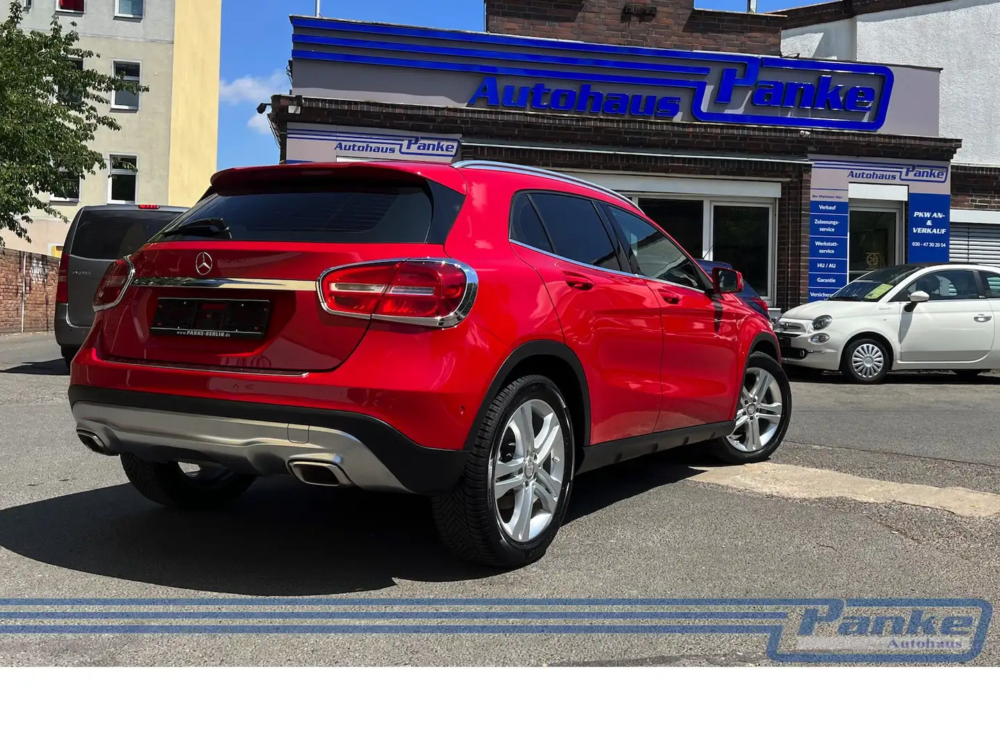 Mercedes-Benz GLA 200 R-Cam*Leder*SHZ*Tempo*Tel*Navi*USB*BI-Xe Rojo - 2