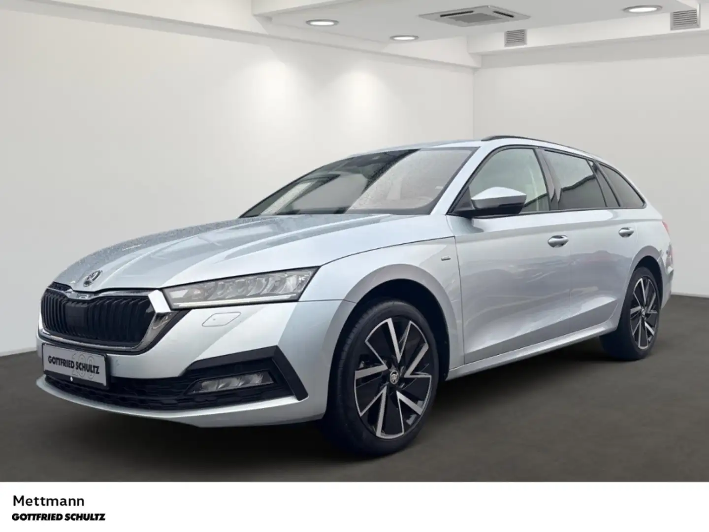 Skoda Octavia Com. 2.0 TDI Clever DSG LED AHK SHZ PDC LM ZV Argent - 1