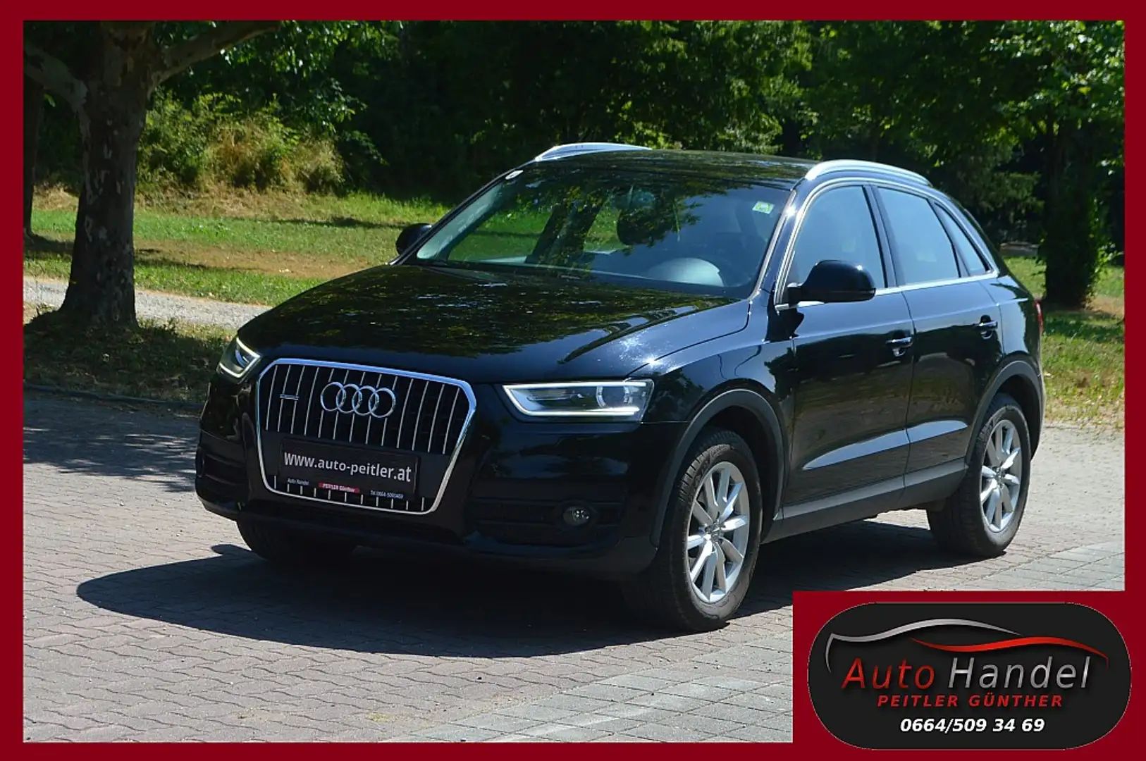 Audi Q3 2,0 TDI quattro Daylight S-tronic+SHZ+PDC+ Nero - 1