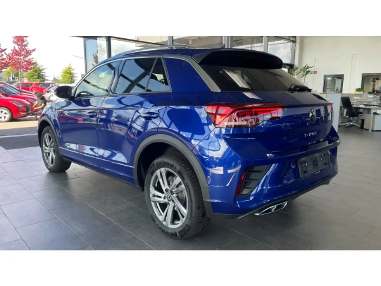 Volkswagen T-Roc R-Line 1.5 TSI AHK Navi Sitzhzg LED ACC Kamera Dig Blauw - 2