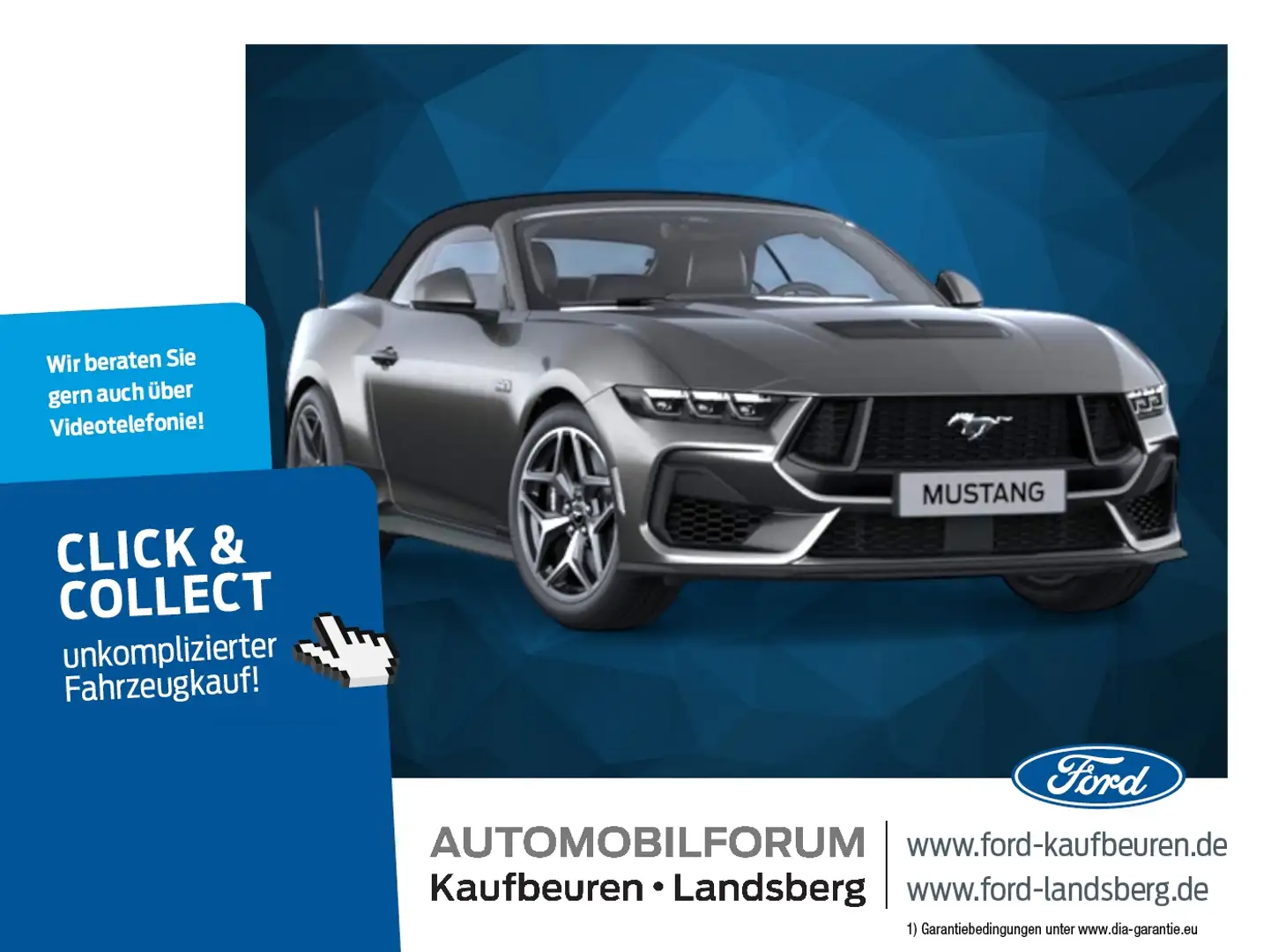 Ford Mustang CONVERTIBLE GT 5.0 V8 Серый - 1