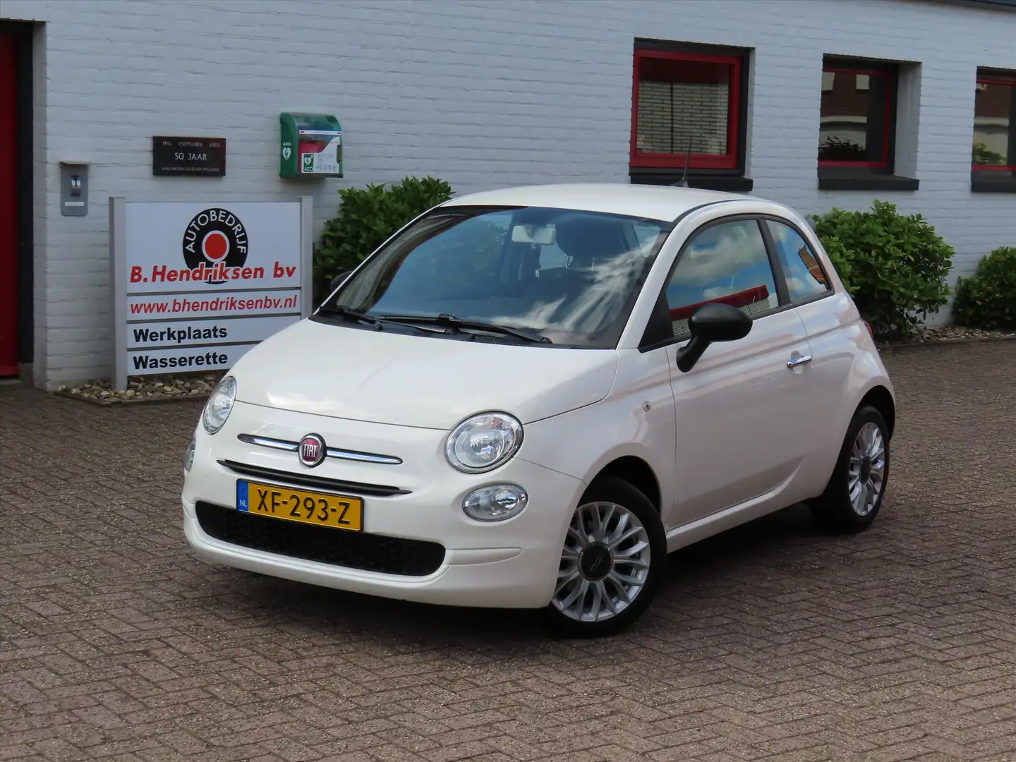 Fiat 500 TwinAir Turbo 80pk PopStar/ Airco/ Lichtmetalen ve Blanc - 1