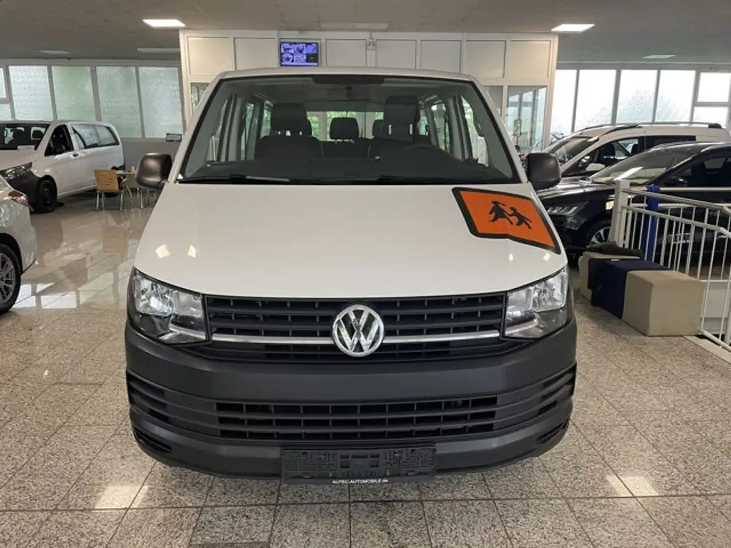 Volkswagen T6 Kombi lang 2.0 TDI KLIMA+LEDER+PDC+9-SITZER Weiß - 2
