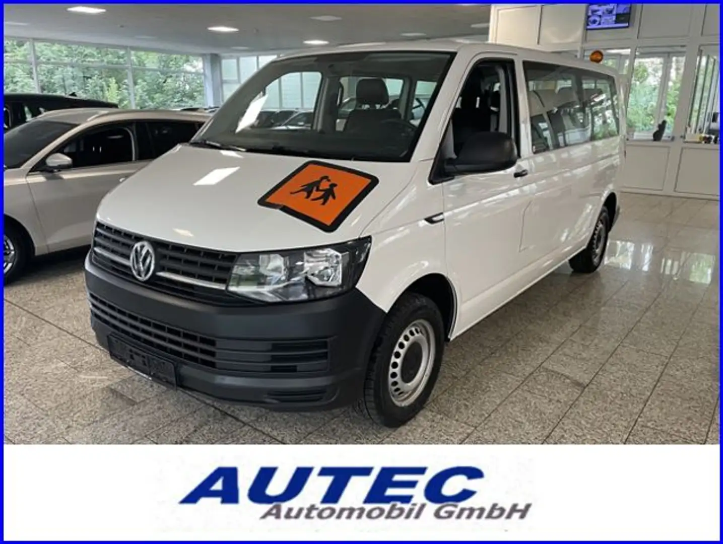 Volkswagen T6 Kombi lang 2.0 TDI KLIMA+LEDER+PDC+9-SITZER Weiß - 1