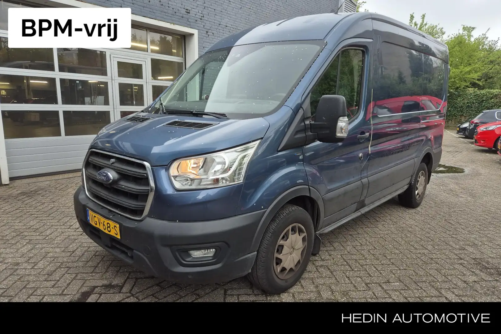 Ford Transit 330 2.0 TDCI L2H2 Trend Automaat|Adaptive Cruise|C Blauw - 1