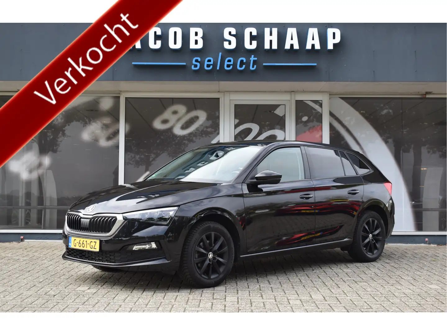 Skoda Scala 1.0 TSI Business Edition Automaat / Panoramadak / Zwart - 1