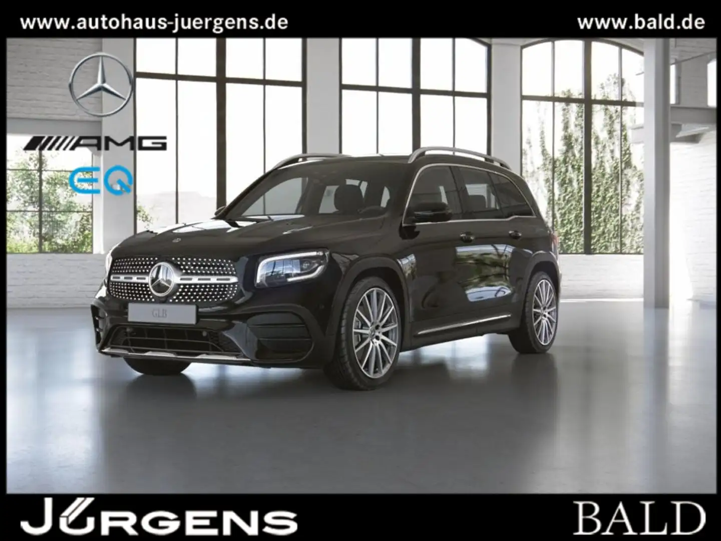 Mercedes-Benz GLB 250 AMG-Sport/AHK/MBeam/Cam/Ambi/Tempomat Schwarz - 1